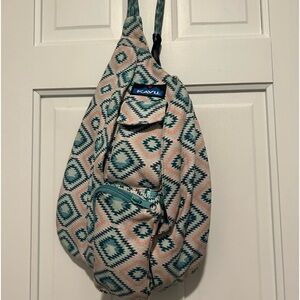 KAVU Mini Rope Sling Bag with matching wallet